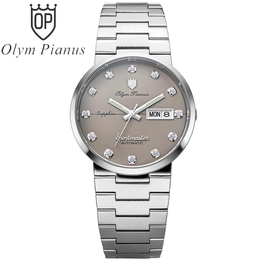 Đồng hồ nam mặt kính sapphire Olym Pianus OP890-09AMS ghi