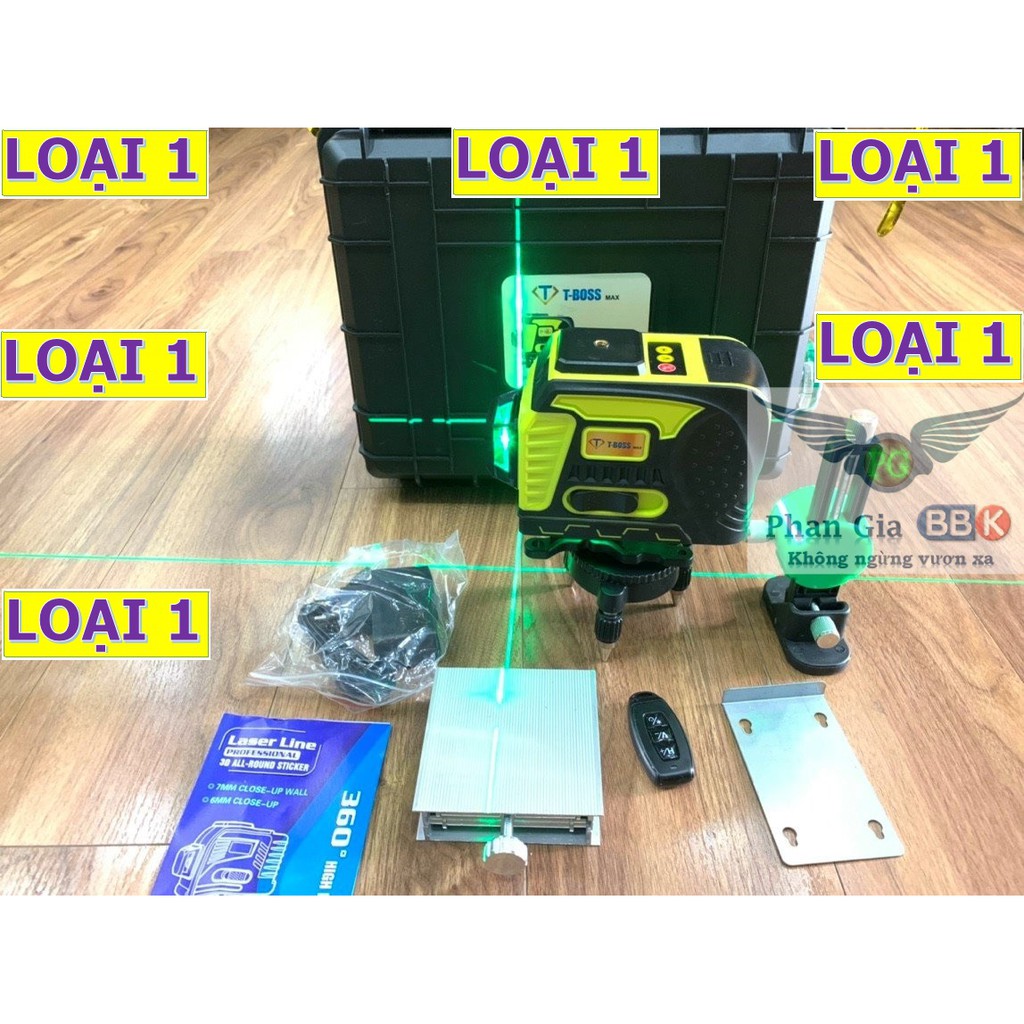 MÁY CÂN BẰNG LAZE 3D TBOSS 12 TIA XANH