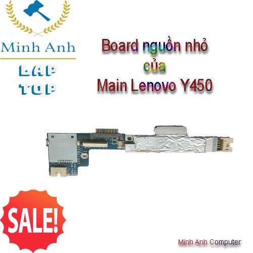 Thay Thế bo mạch nguồn của laptop lenovo Y450 - ideapad y450 Vga rời