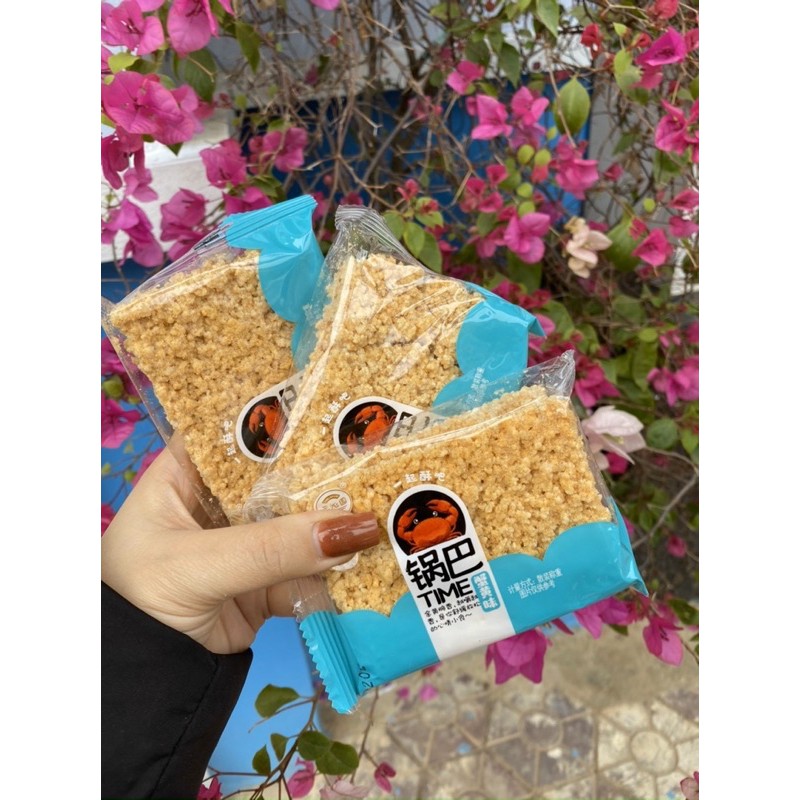 Cơm cháy miếng hải sản trứng muối 60g | BigBuy360 - bigbuy360.vn