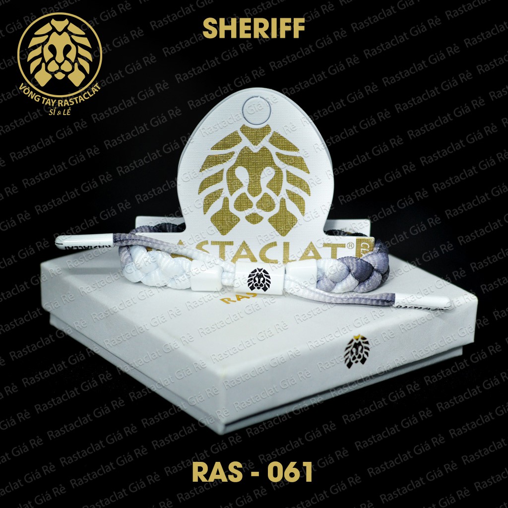 Vòng tay Rastaclat Sheriff [Tặng Box Tag][Clip Thật]