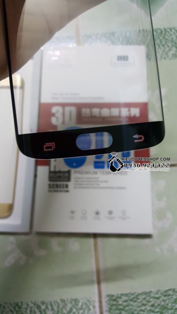Dán cường lực Samsung Galaxy S6 Edge,S6 Edge Plus Full màn hình,cong theo máy