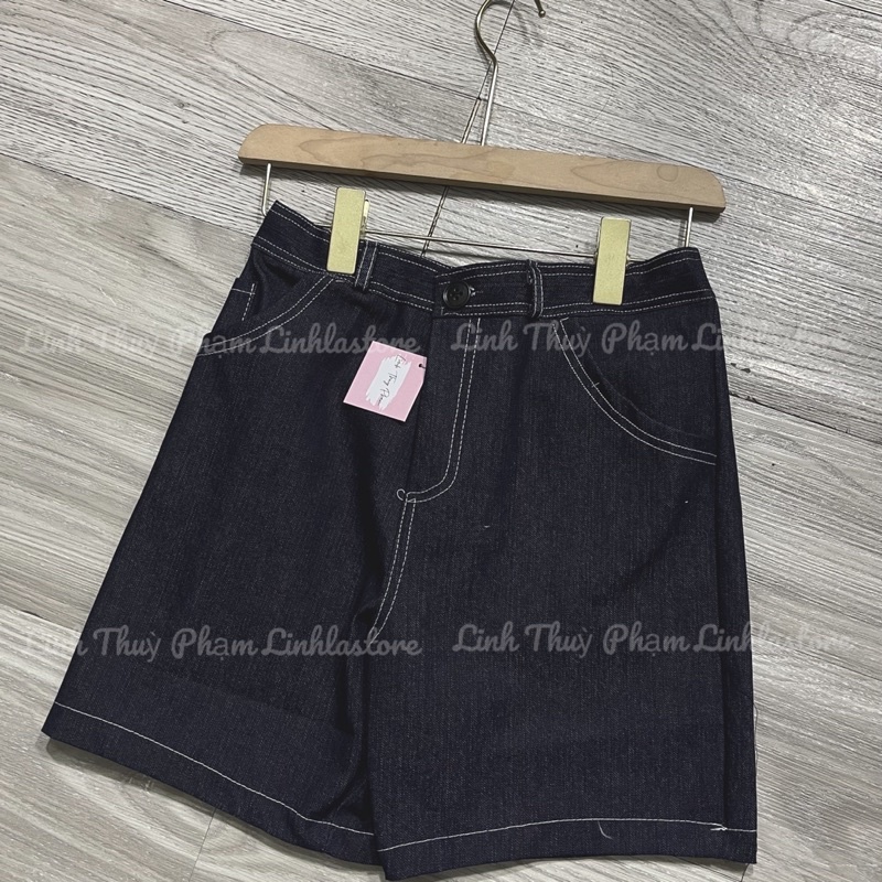 QUẦN SOOC JEAN KAKI ĐEN ULZZANG HÀN QUỐC / QUẦN SOOC JEAN MÙA HÈ