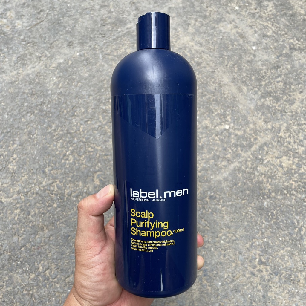 Dầu gội xả giảm gàu label.m MEN SCALP PURIFYING 1000mlx2