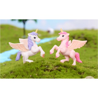 [Tiểu Cảnh] Unicorn Kỳ Lân Siêu Đáng Yêu - Phụ Kiện Trang Trí Tiểu Cảnh Sen Đá/Bonsai, Terrarium