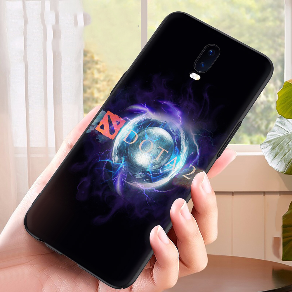 Ốp Điện Thoại Tpu Mềm Chống Rơi Màu Đen Cho Oppo F11 Pro F5 A73 F7 F9 A7x F9 Pro F11 A9 2019 Dota2