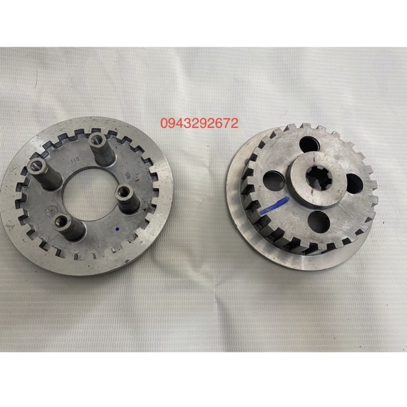 Cặp Mặt Nhôm Nồi Côn Sau Dream, Wave, Future Honda