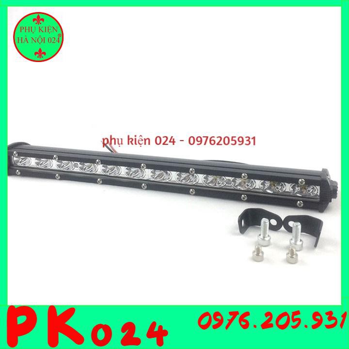 Đèn Trợ Sáng LED Bar 12 Bóng Dài 35cm Dành Cho Ô Tô Ánh Sáng Trắng-Vàng