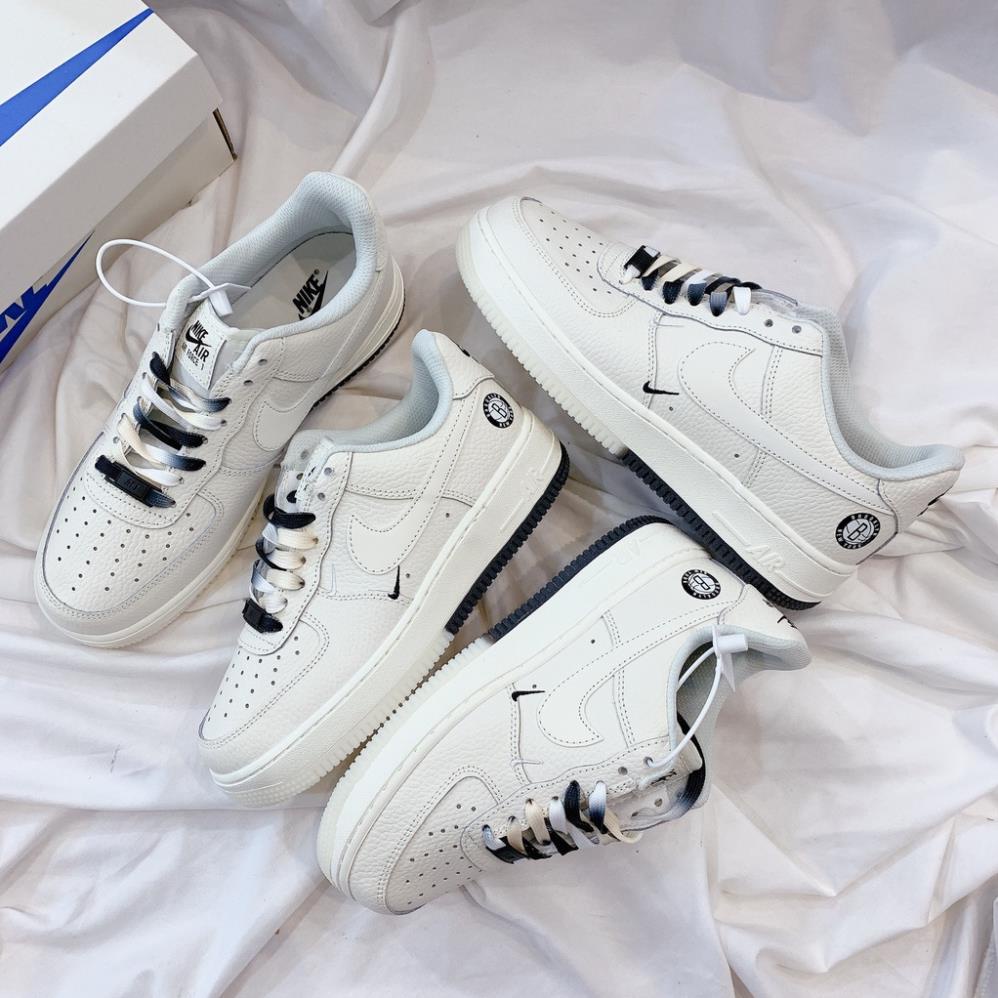 Giày AF1 Âm Dương Brooklyn Sail Black, Giày Thể Thao Âm Dương Bản Cao Cấp Hot Trend 2022 Full Phụ Kiện
