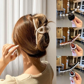 Kẹp tóc đính ngọc trai nhân tạo thời trang Hàn Quốc