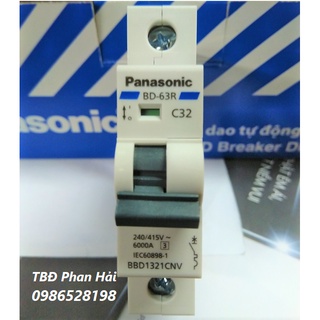 Át MCB 1P Panasonic chính hãng (16A 20A 25A 32A 40A 50A 63A)