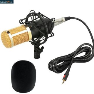 Combo SOUND CARD v8 và micro hát livestream