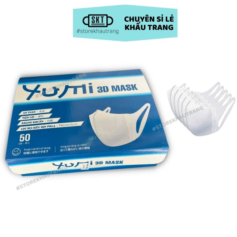 Khẩu Trang 3D Mask YUMI Hàng Việt Nam Cao Cấp - Hộp 50 Cái