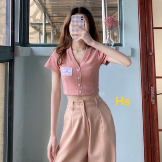 Chuẩn Áo croptop thêu bs hsu1 chất lượng