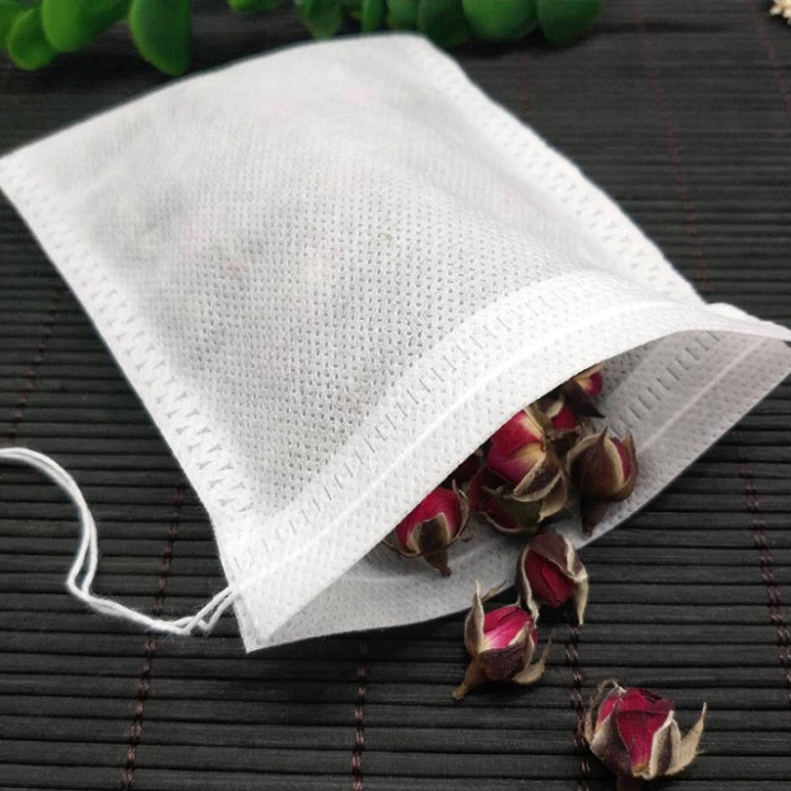 Túi lọc thảo dược bằng vải không dệt Có Dây Buộc 10x12cm - 100 túi/sp - LOKING