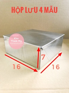 HỘP LƯU 4 MẪU INOX
