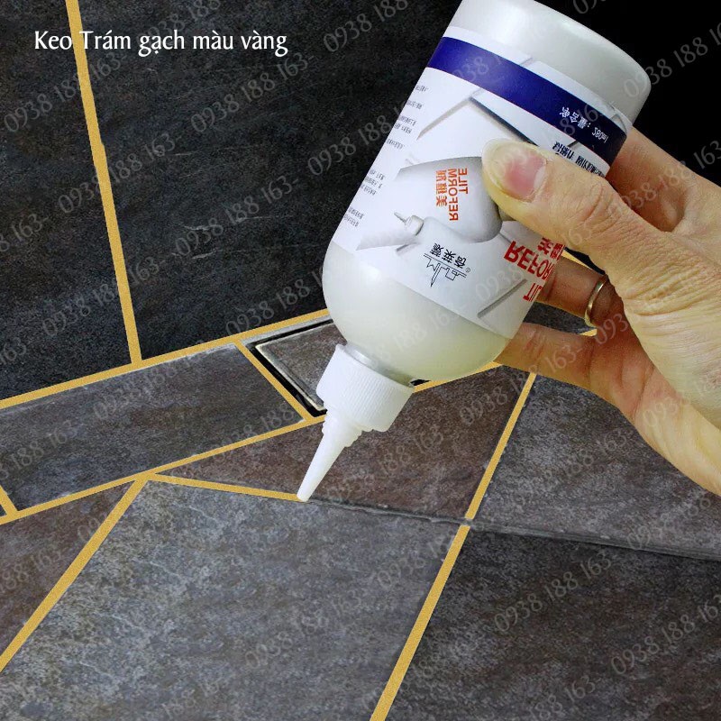 Lọ Sơn Kẻ Chỉ Gạch Công Nghệ HÀN QUỐC, Keo Chà Ron Sứ Đa Năng Tile Reform 280ml