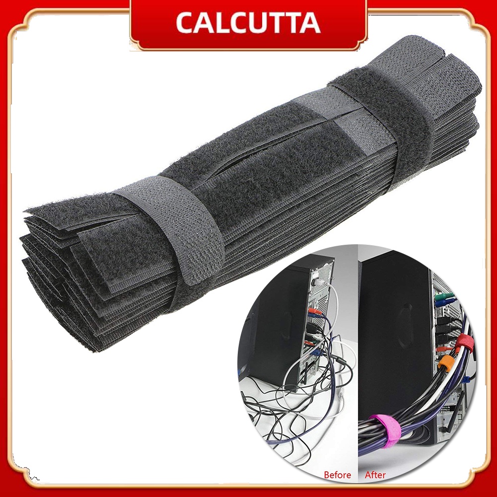 Bộ 50 Dây Buộc Dây Cáp Bằng Nylon Có Thể Tái Sử Dụng Nhiều Lần