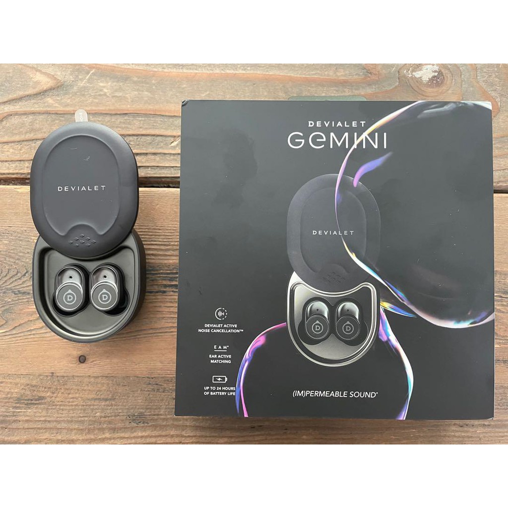 Tai Nghe Bluetooth True Wirless Devialet Gemini, Chống Ồn Chủ Động, Xuyên Âm, Pin 24h,