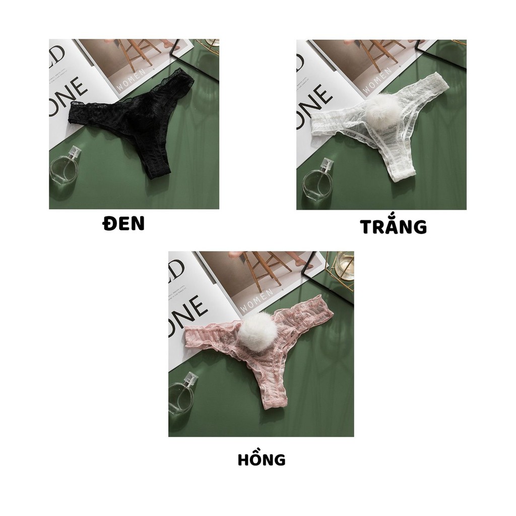 Quần Lót Nữ Lọt Khe ❤️FREESHIP❤️ Quần Lót Ren Lọt Khe tôn vòng 1 gợi cảm sexy mã 052 | BigBuy360 - bigbuy360.vn