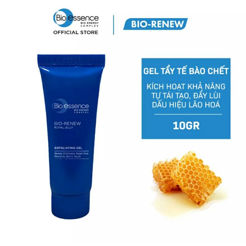 Gel tẩy tế bào chết Bio Essence chiết xuất sữa ong chúa 10gr