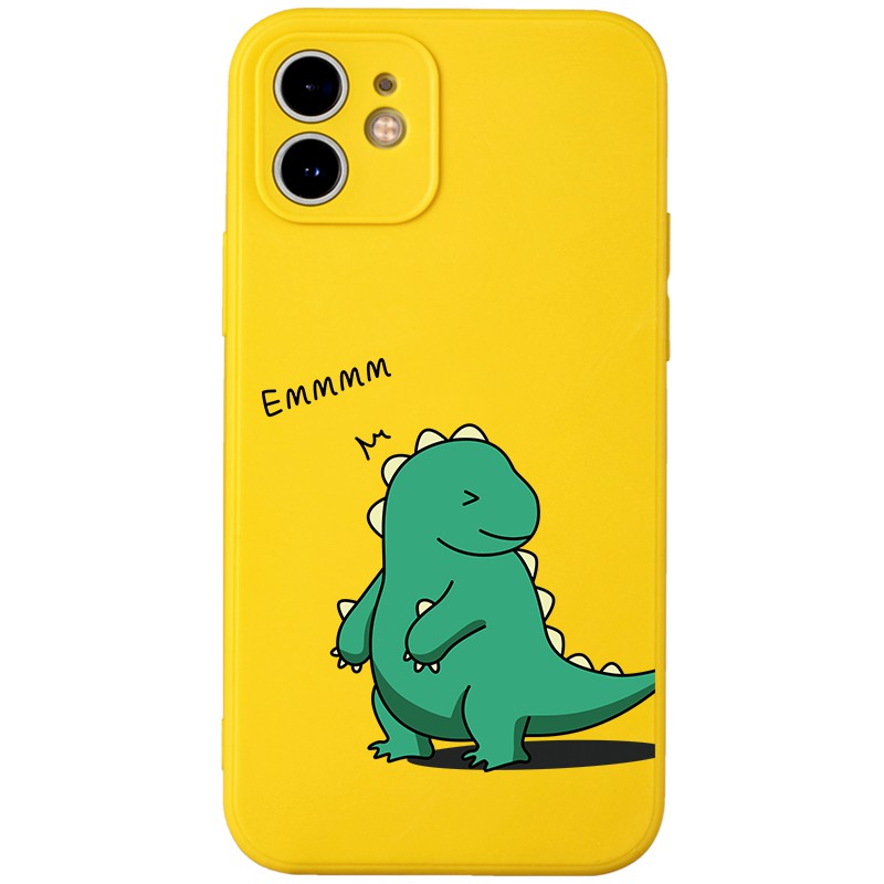 Ốp lưng JURSUE mềm hoạt hình cặp đôi dễ thương đẹp cho iPhone 13 12 11 Pro Max SE 2020 X XR XS ip 8 7 6 6S Plus kute Y12