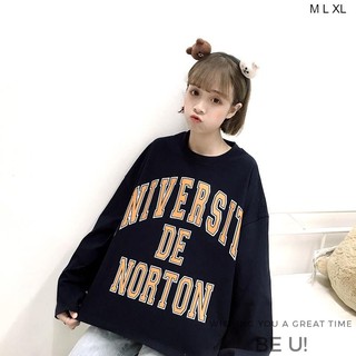 Áo Thun Dài Tay Form Rộng [ Bolebo ] University De - Áo thun Ulzzang