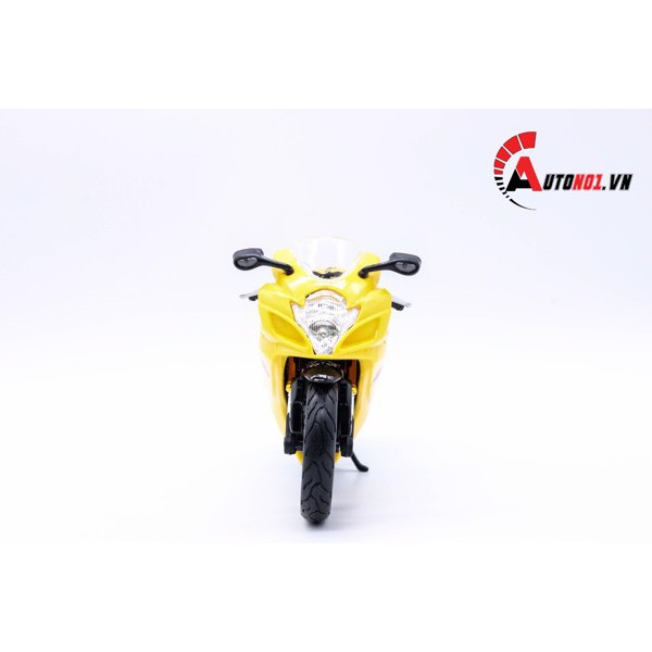 MÔ HÌNH SUZUKI GSX R600 YELLOW 1:12 MAISTO 3663