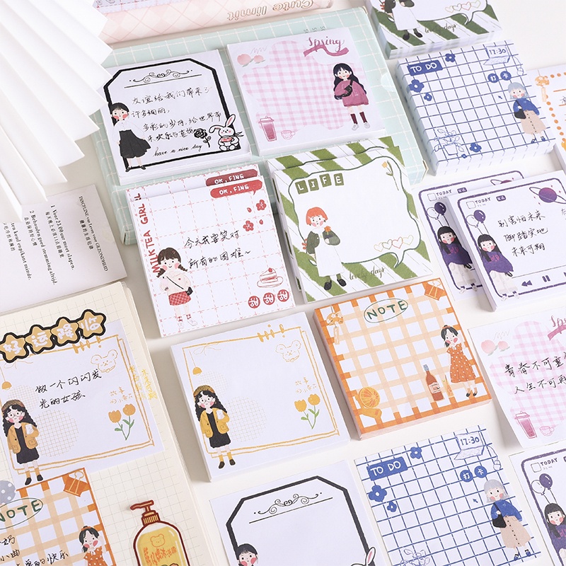 Set 4 Sổ Ghi Chú Mini Dễ Thương Xinh Xắn