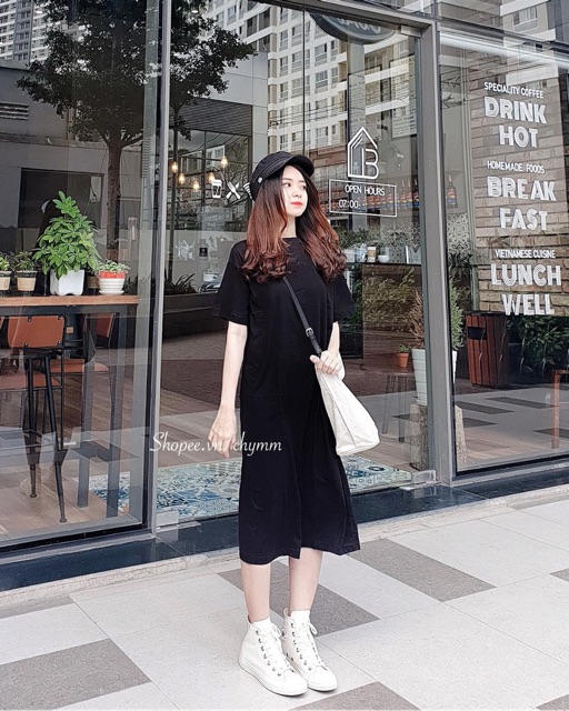 ĐẦM OVERSIZE XẺ TÀ CÁ TÍNH