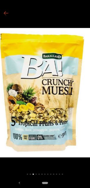 Ngũ Cốc Bakalland Muesli 300g date miên man xịn xò | BigBuy360 - bigbuy360.vn