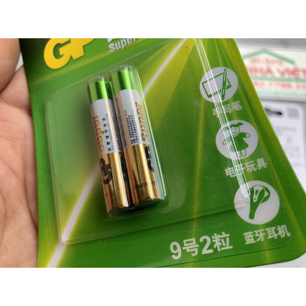 Bộ 2 pin GP AAAA LR8D425 25A Alkaline 1.5V dùng cho bút vẽ máy tính bảng