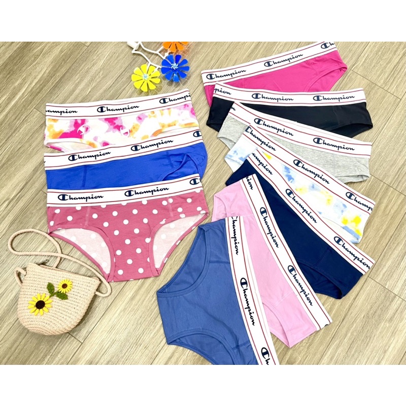 SET 5 QUẦN LÓT CHAMPION COTTON XUẤT XỊN
