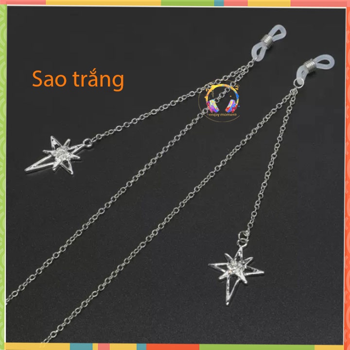 Dây đeo chống rơi cho kính mắt, tai nghe hình ngôi sao_ dây đeo tai nghe, kính mắt