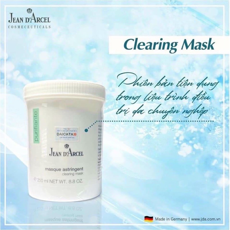 Mặt nạ giúp giảm mụn se lỗ chân lôg jean d’ảecel