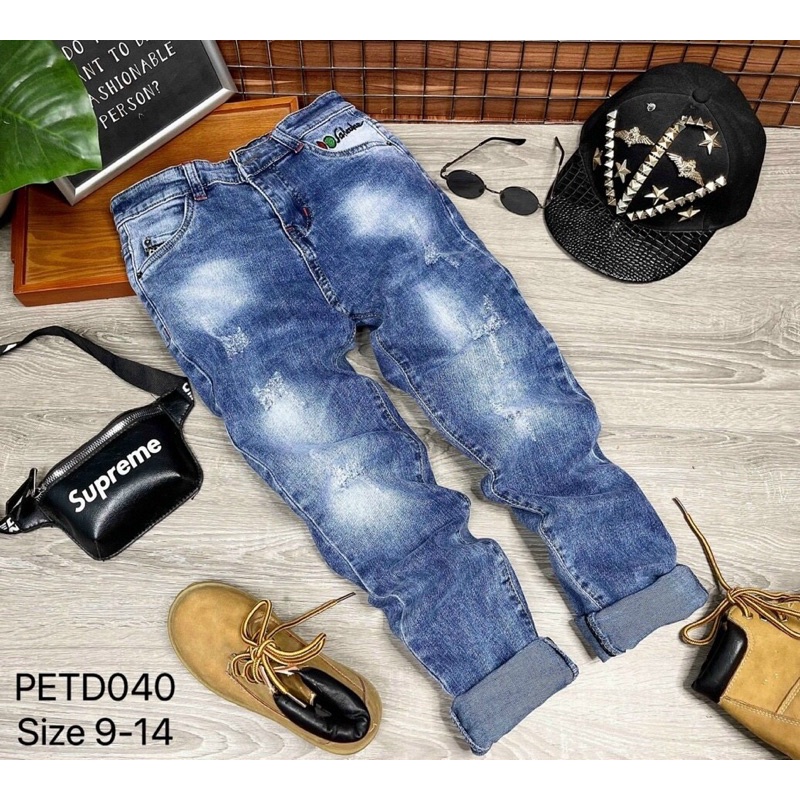 Jean dài cao cấp bé trai