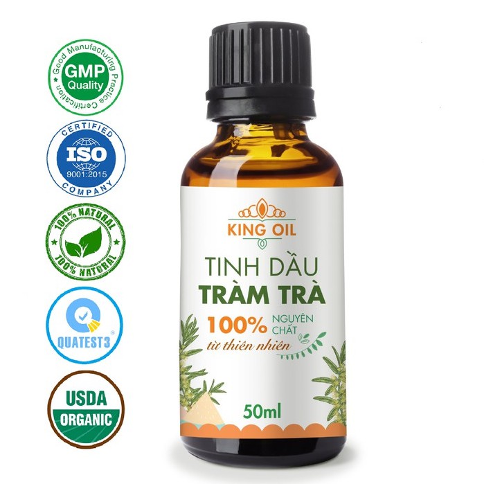 Tinh dầu tràm trà (Tea Tree Oil) nguyên chất Organic từ thiên nhiên, có kiểm định chất lượng