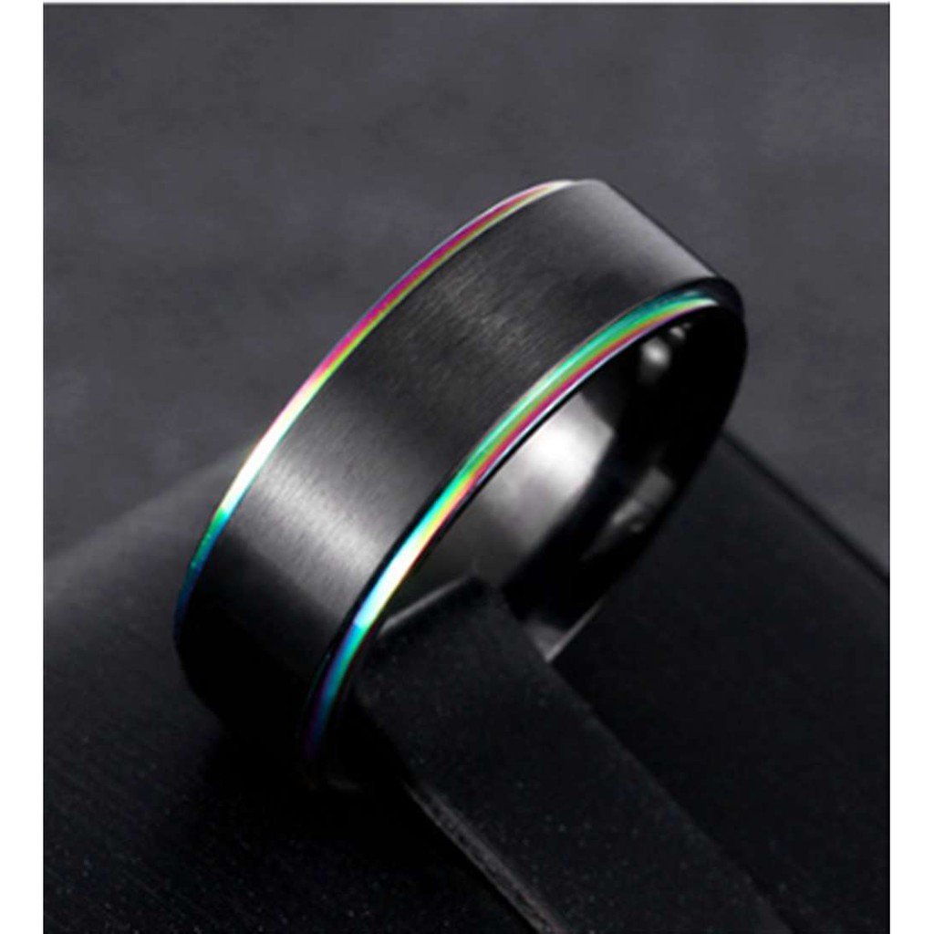 Nhẫn Thép Titan Nhiều Màu Sắc Cho Nam Và Nữ so112