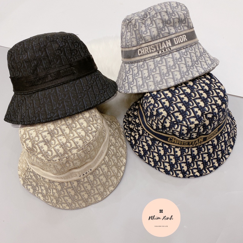 Mũ Bucket DIOR Nam Nữ Siêu Hot, Hàng Loại 1, 2 Lớp Full Tag Mác, Chất Vải Dày Dặn - Hàng Quảng Châu