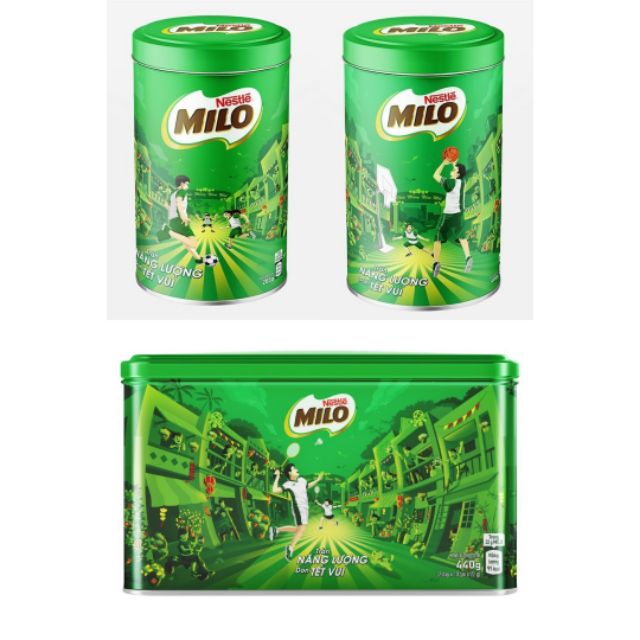 Milo lon thiếc phiên bản tết