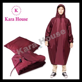 Áo Mưa Không Xẻ Tà Vải Dù Chống Thấm Tốt - SunShine Store