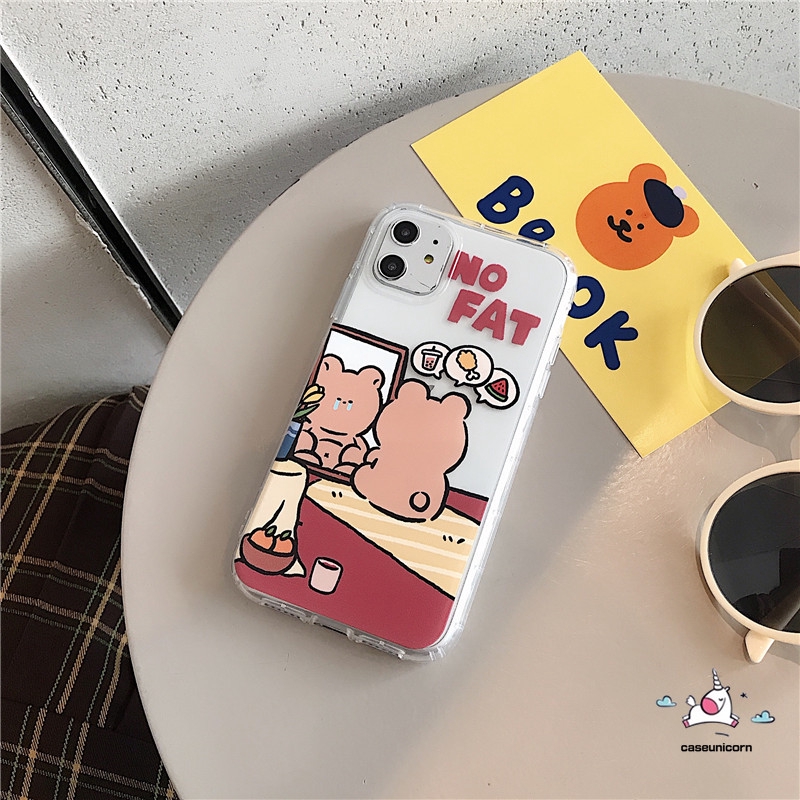 Ốp điện thoại TPU hình gấu dễ thương cho iPhone 7plus 11 Pro Max SE 2020 iPhone 6 6s 7 8 Plus iPhone XR X XS MAX | BigBuy360 - bigbuy360.vn