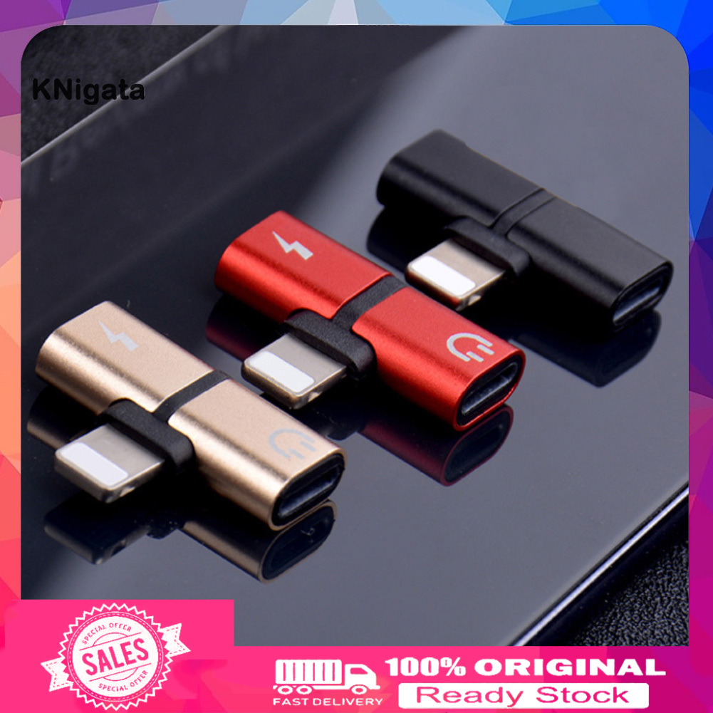 Đầu Chia Cổng Sạc Tai Nghe 2 Trong 1 Cho Iphone 7 8 X