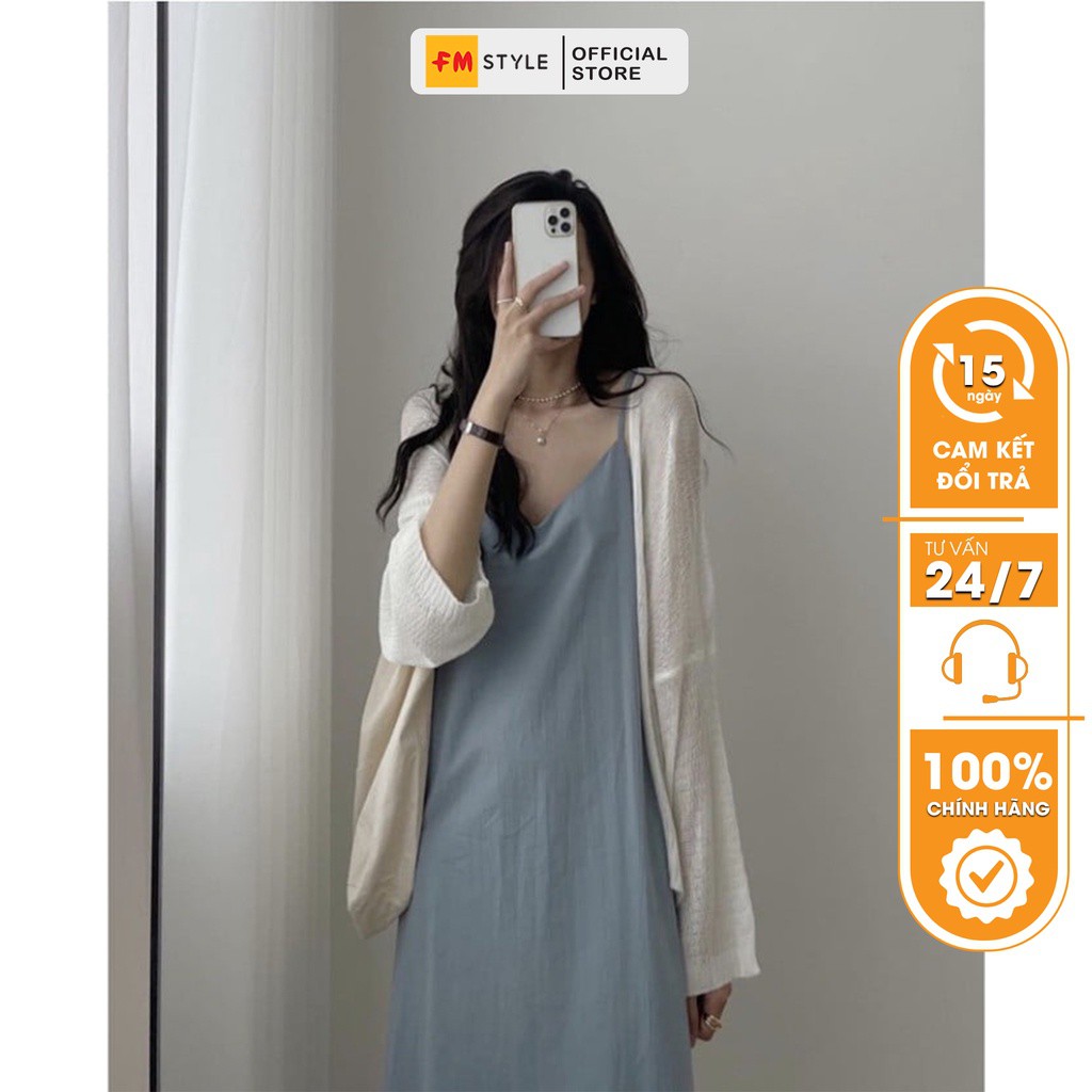 Áo khoác cardigan FM Style áo khoác nữ, chất Len lưới mỏng nhẹ xuất xịn, nhí nhảnh - công chúa - hiện đại  21032433