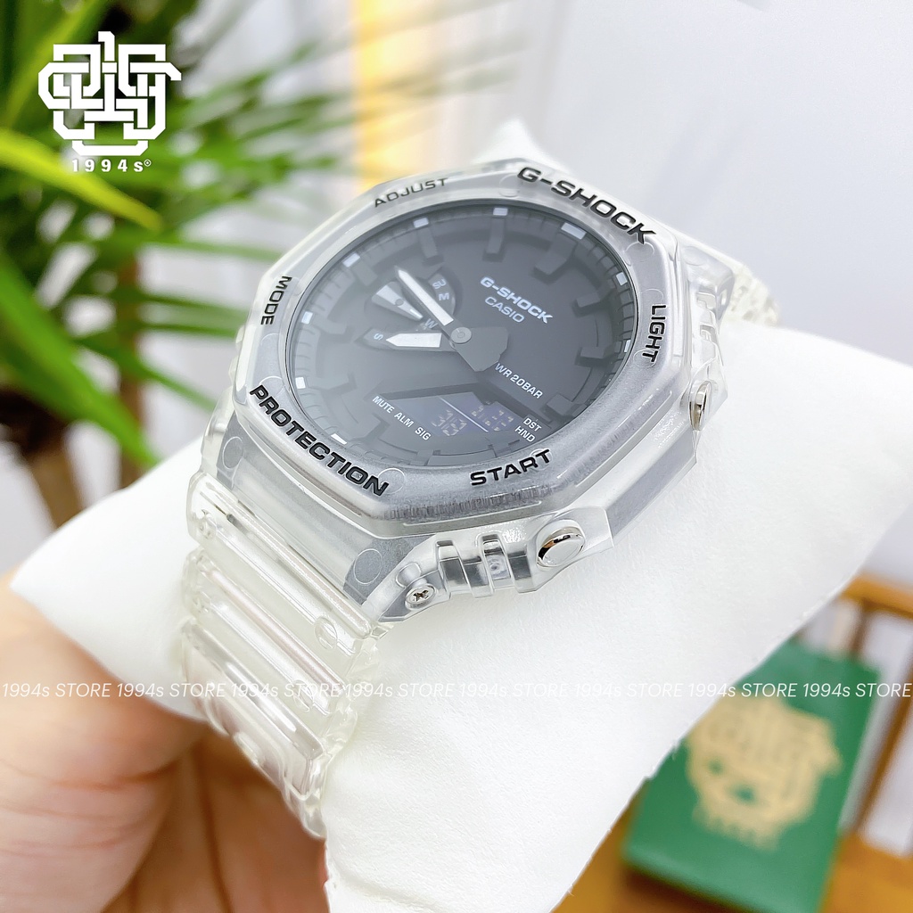 Đồng hồ nam Casio G-Shock GA-2100SKE-7A chống va đập, chống nước 200m, hàng chính hãng