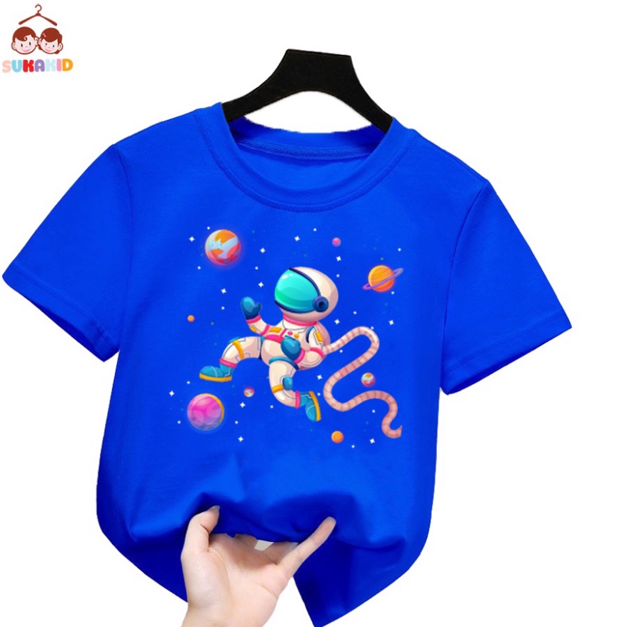 Áo thun hình phi hành gia ngôi sao vũ trụ cho Bé trai và gái.áo cho bé từ 6kg-30kg.AL59.