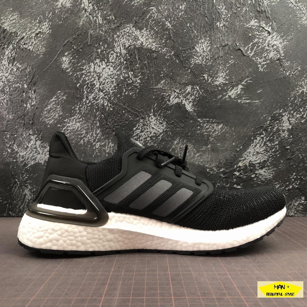 Giày thể thao nam nữ Ultra Boost 6.0 đen vạch xám bản 2020 hot hit, năng động, êm nhẹ