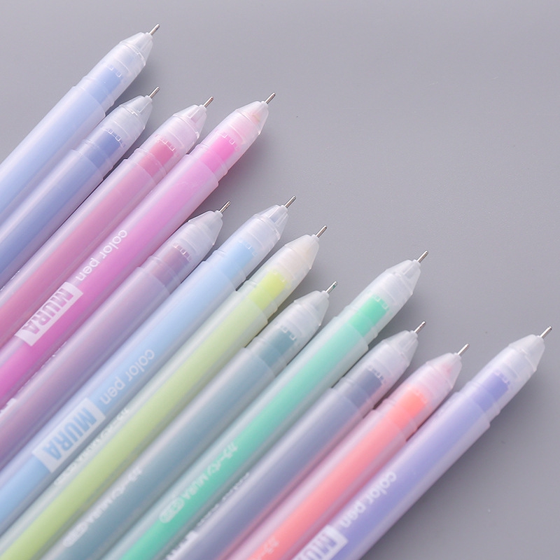 Bút Đánh Dấu Ngòi 0.5mm 12 Màu Sắc Tùy Chọn Chất Lượng Cao