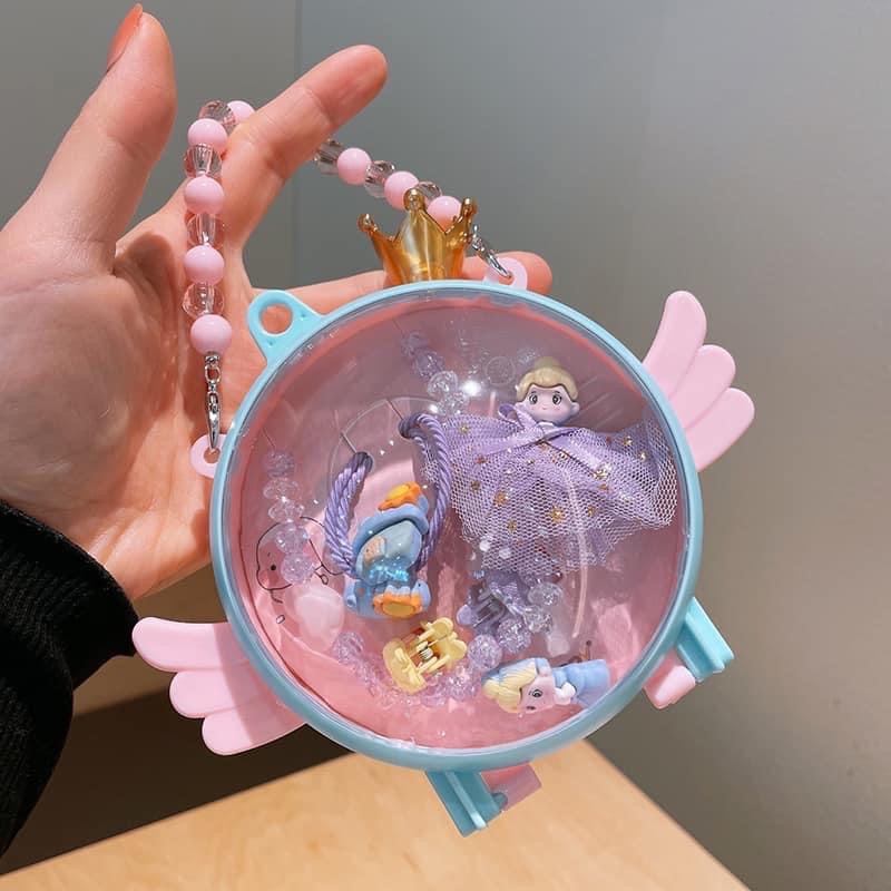 Set Phụ Kiện Cột Tóc, Kẹp Tóc, Trang Sức Hộp Sakura Xinh Xắn Cho Bé Gái