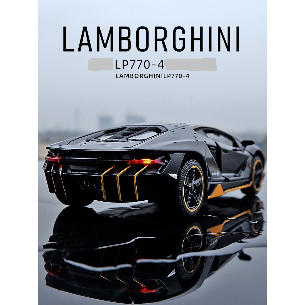 Ô tô Mô Hình Lamborghini Thunder LP770 - 4 Tỉ lệ 1:32. Mô hình xe hơi thể thao,mô hình siêu xe Lambo